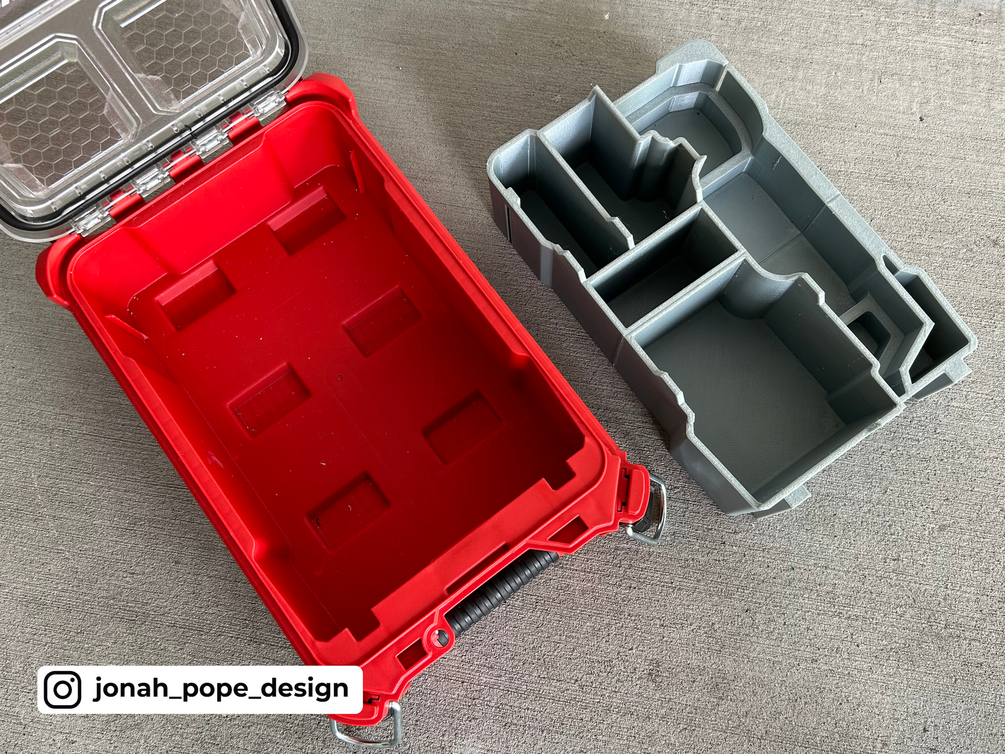 Milwaukee PACKOUT™ Compact Organizer Insert for M12™ Rotary Tool Stackout3d  Jonah Pope 