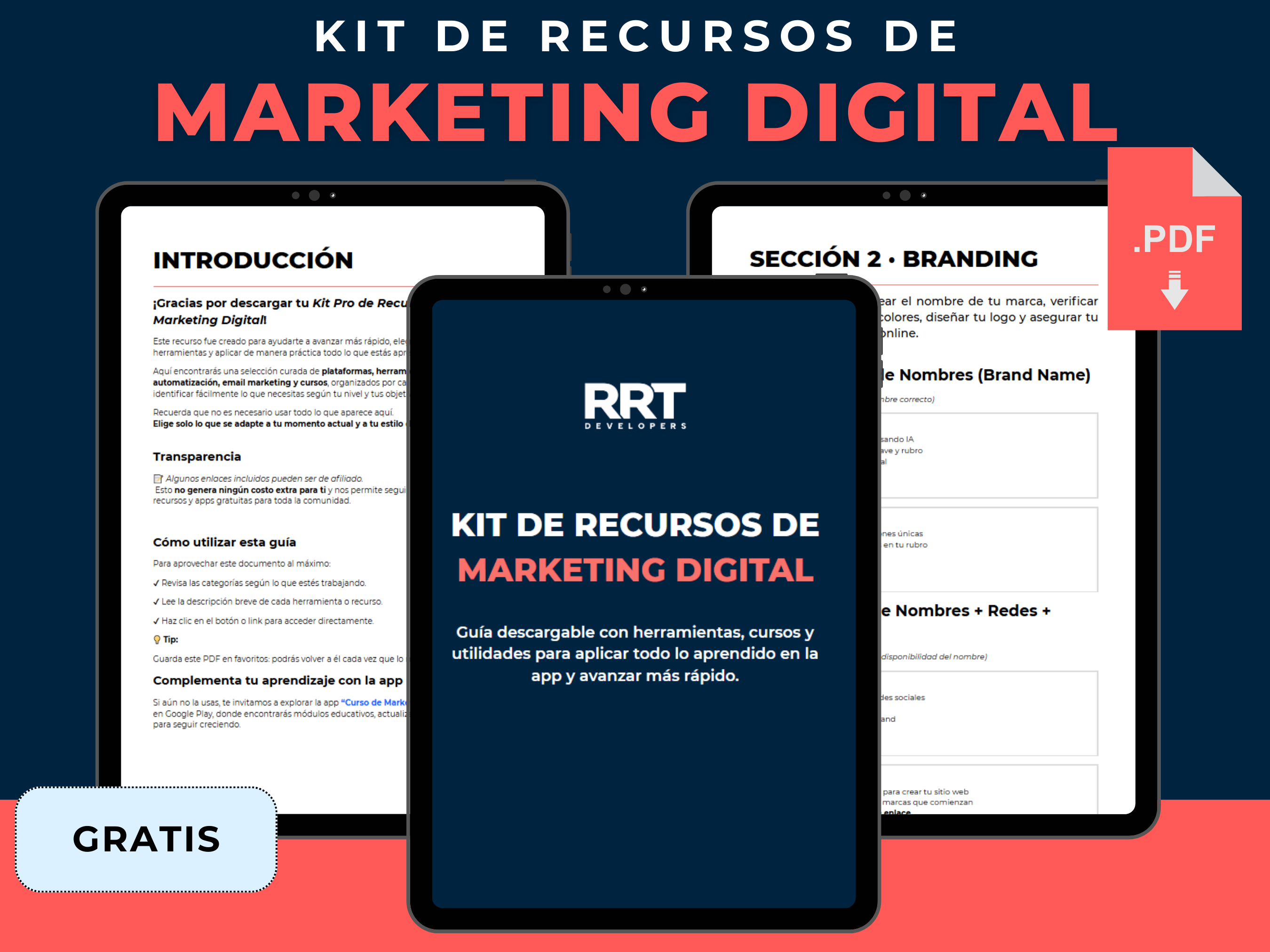 Imagen descriptiva de producto Kit de Recursos de Marketing Digital - PDF GRATUITO