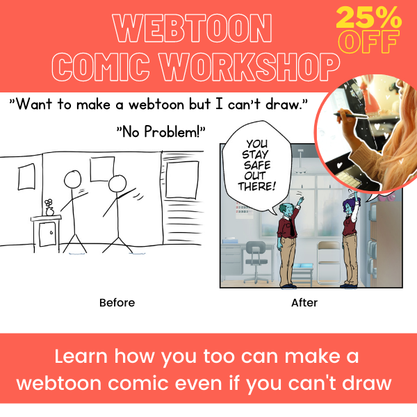 Simplifying Characters for Webtoons