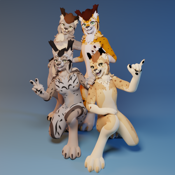 JustDamen's Lynx [Vrchat Avatar] by JustDamen