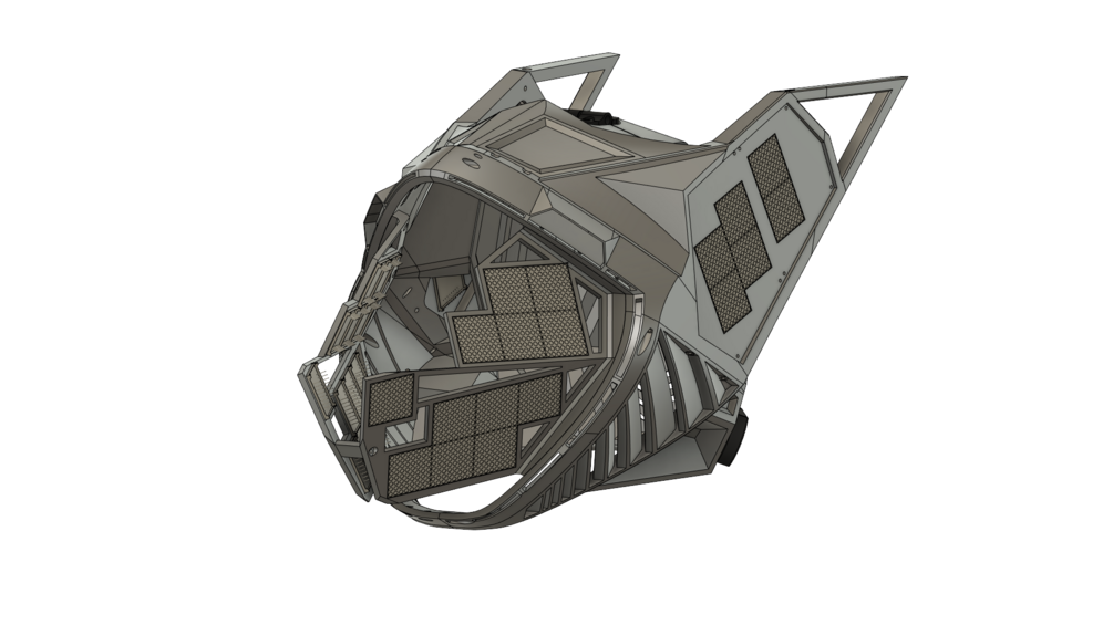 Protogen head base 3D model 3D printable