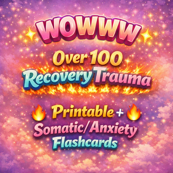 🔥 Somatic Therapy Flashcards – 100 Trauma & Anxiety Healing Exercises🔥