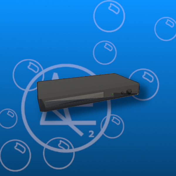 Free Stylized Dvd Player Prefab