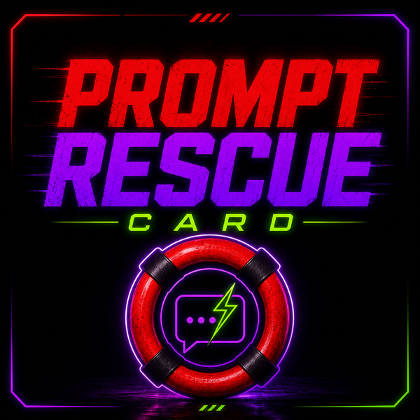 Prompt Rescue Card cover
