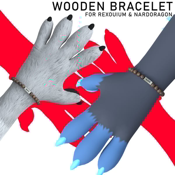 Cute Bracelet for Rexouium and Nardo ( VRCHAT/SDK3 )