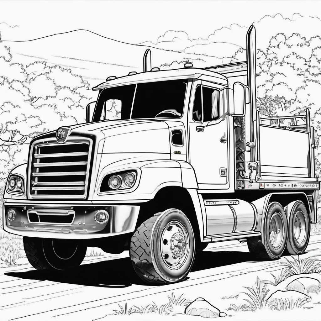 Coloring book for children 110 trucks part 1 june 2024 