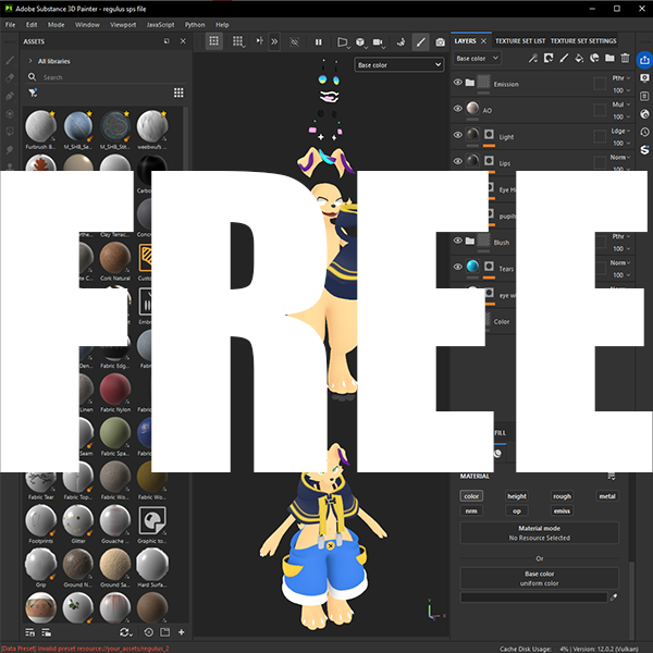 Free Regulus Substance Painter File