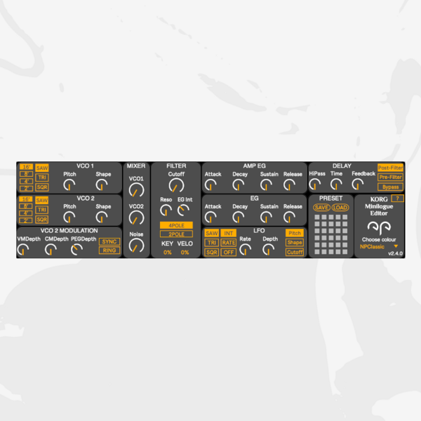 KORG Minilogue Editor