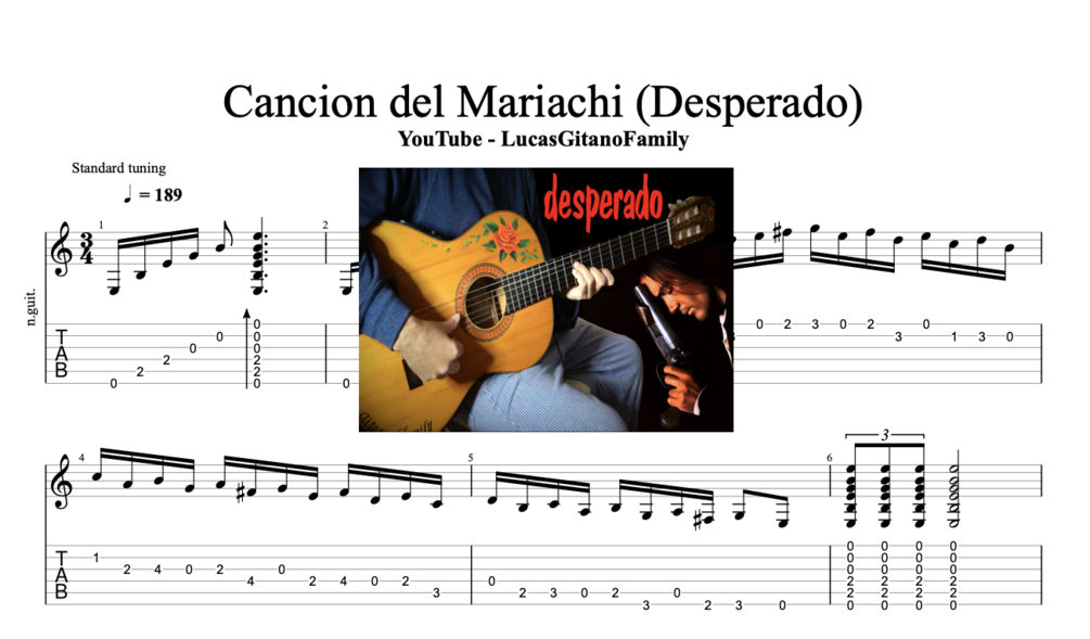 Antonio Banderas - Cancion del Mariachi (Desperado) 