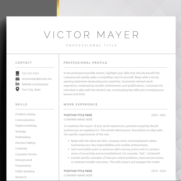 Led Resume