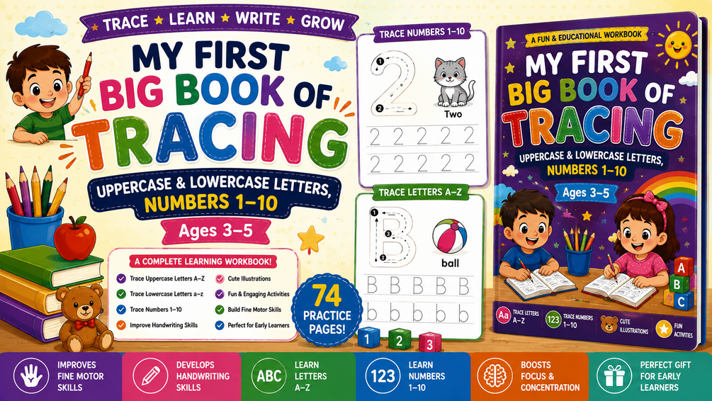 My First Big Book of Tracing