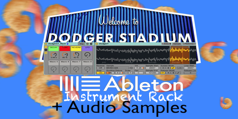 Dodger Stadium Instrument Rack & Audio Loops