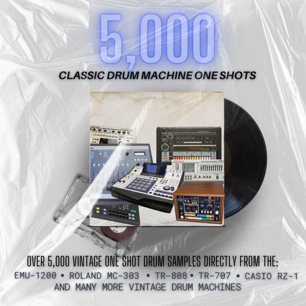 "5 , 000 Classic Drum Machine One Shots Library: The Ultimate Classic ...