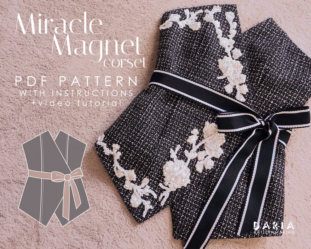 Miracle Magnet Corset | Sewing PDF Pattern