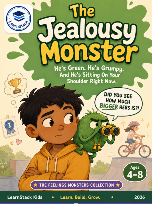 The Jealousy Monster — A Kids’ Story About Understanding Jealousy & Choosing Kindness preview image 6