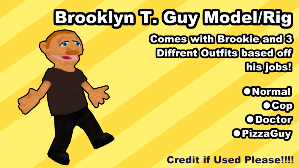 (SML) 3D Brooklyn T. Guy Model/Rig