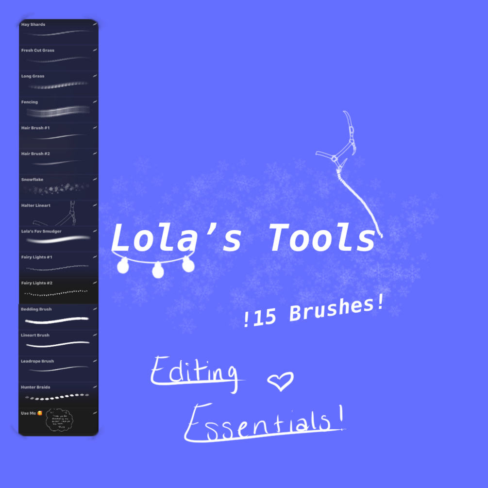 Procreate Brushes Equine Art Essentials