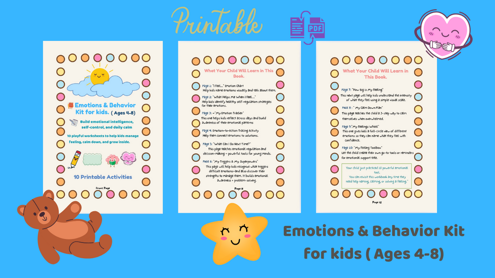 Emotions &amp; Behavior Kit for Kids (Ages 4–8)