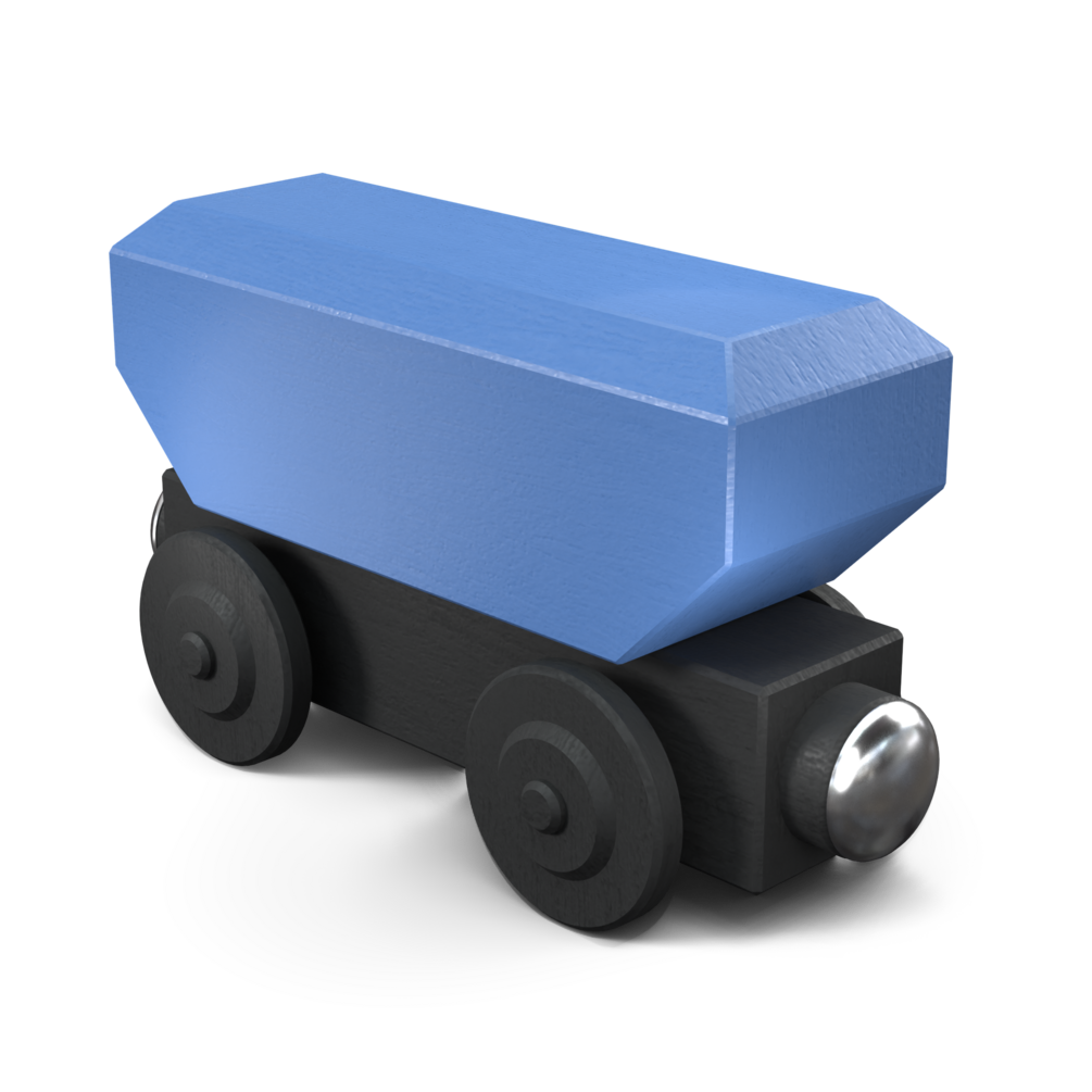 Toy hopper wagon of freight train