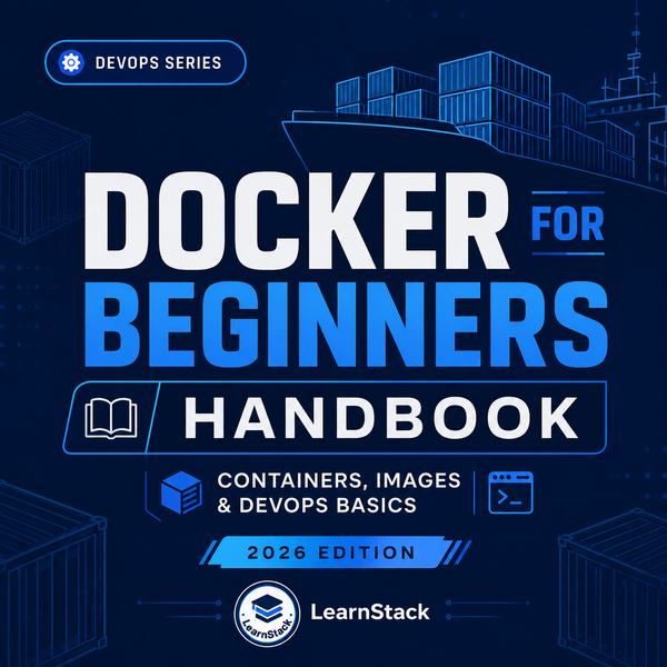 Docker for Beginners Handbook 2026 Edition – Containerize, Ship & Run Apps Anywhere cover