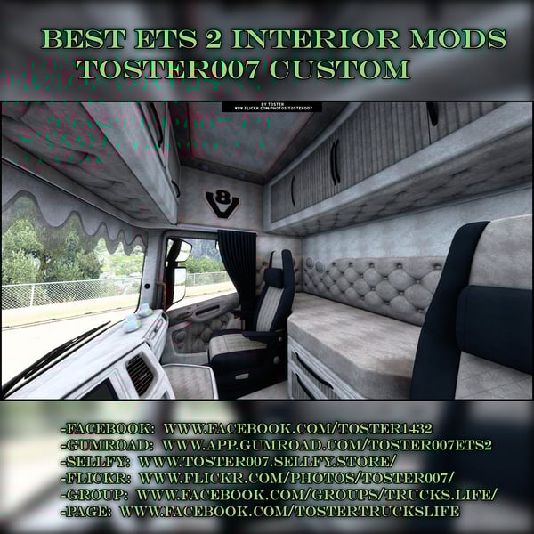 Interior Scania S/R Next Gen V888 ETS 2 #59 by Toster007