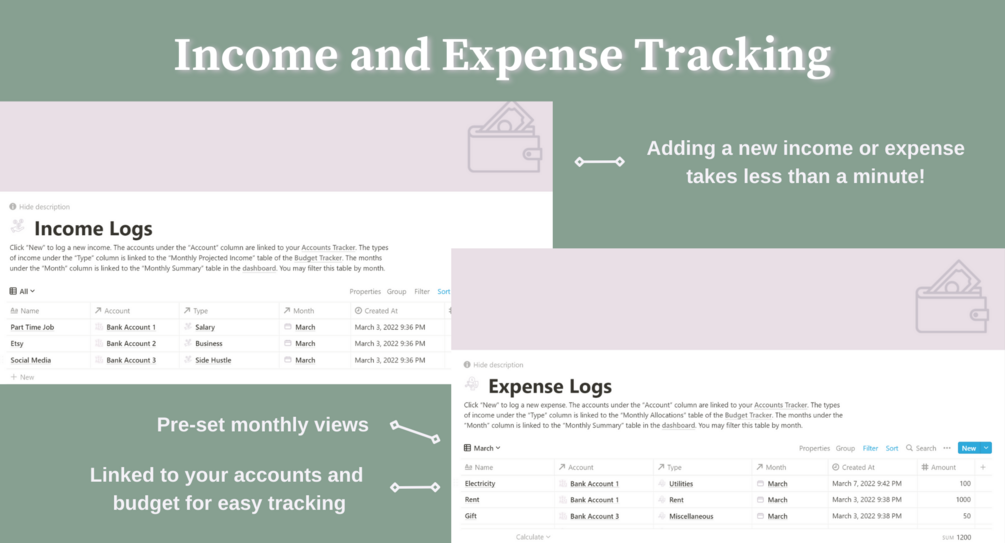 Budget & Finance Planner - Digital Planner Template — Dash Planner