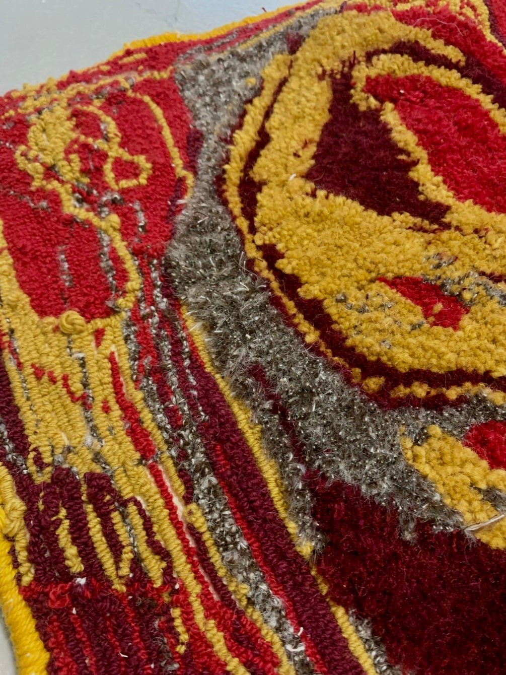 Small Red & Yellow Rug