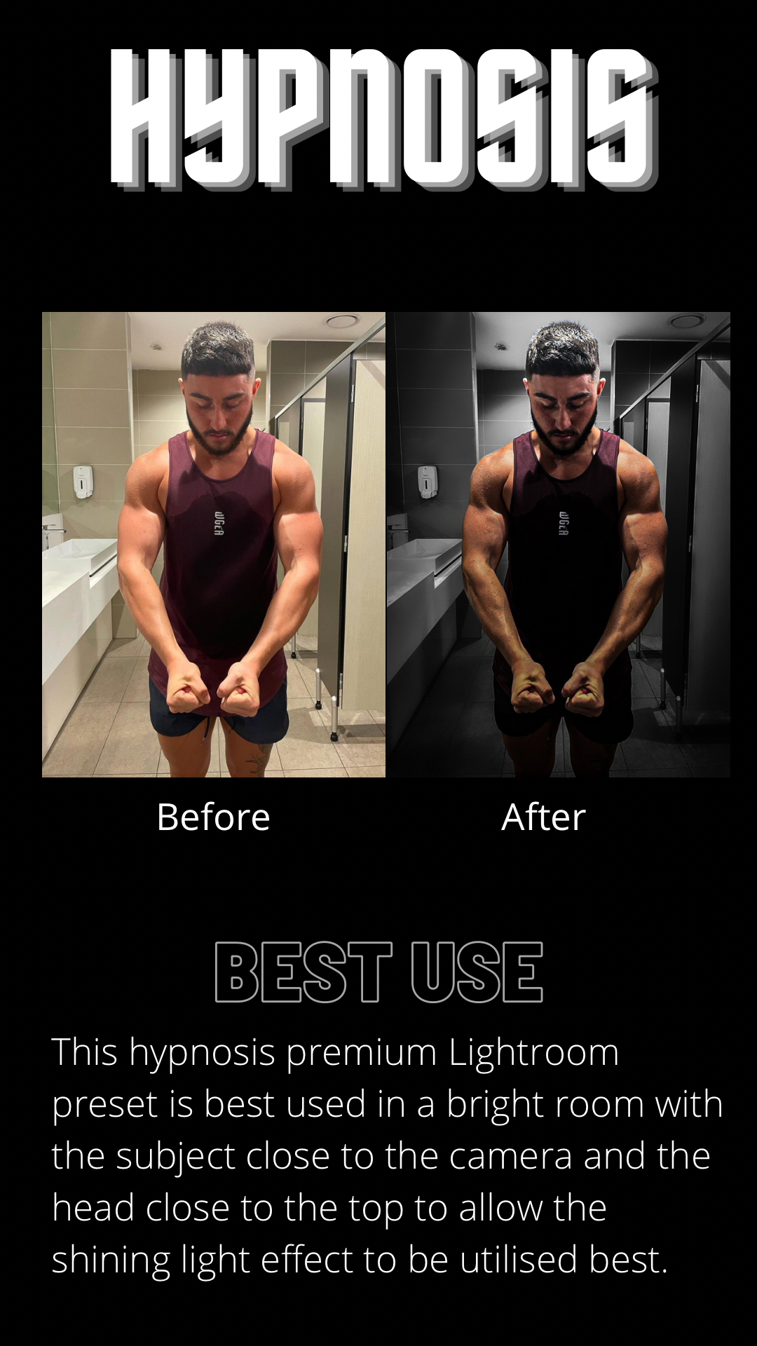 10 Premium Gym Lightroom Preset Bundle