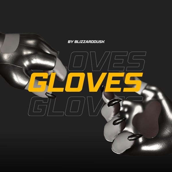 Wolfman Gloves by Blizzard_Dusk
