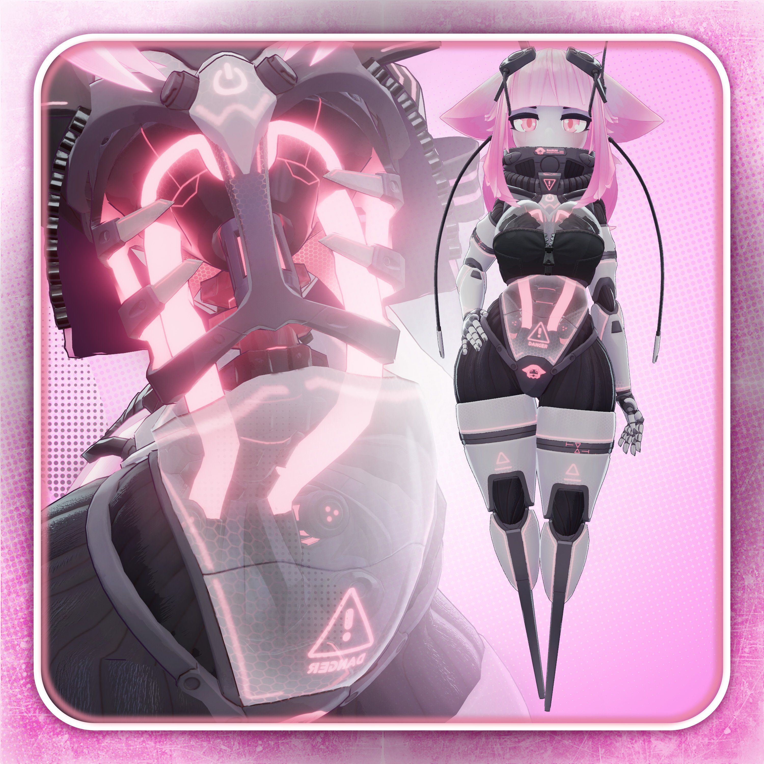 【希少・美品・限定】RAT GEEK Mod CULT VRC] Raruh - Endoskeleton & Hydraulic Core