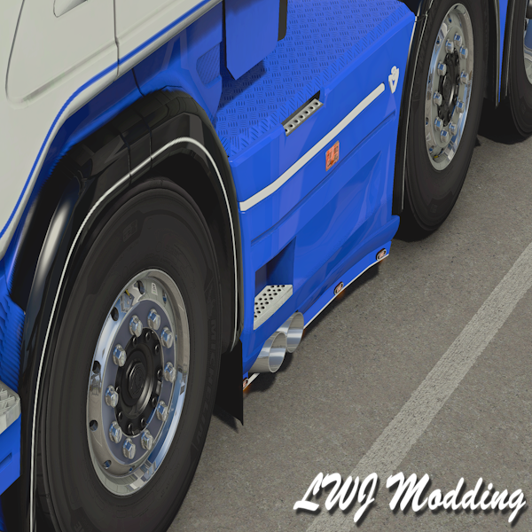 [ETS2] Scania RJL TT Style Skirts by L.W.J Modding