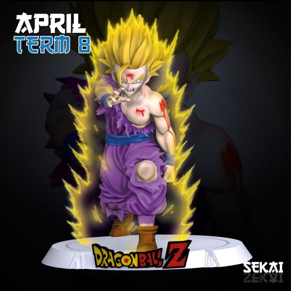 Gohan Sculpture - Sekai 3D Models - Tested and Ready for 3D printing