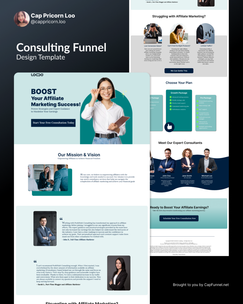  cf017 consulting funnel design template
