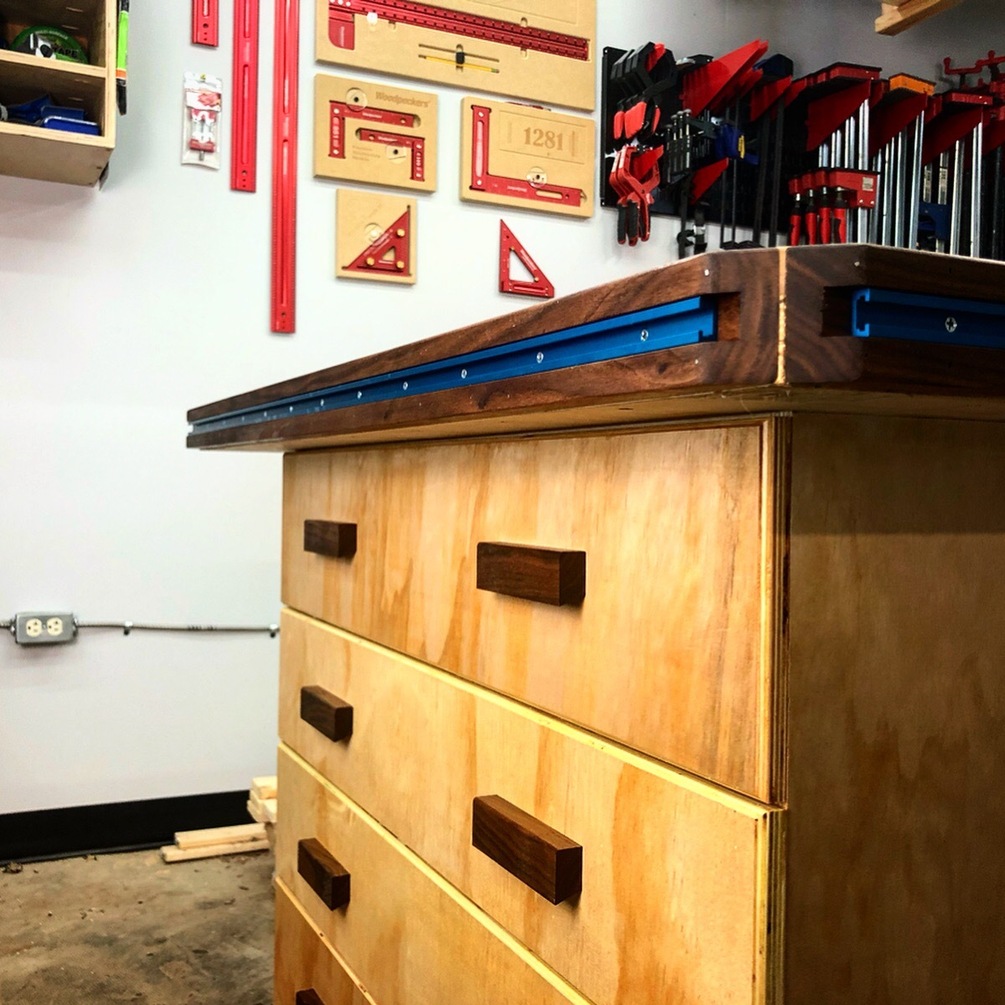 ULTIMATE T-Track Assembly & Outfeed Table with Systainer Storage — Crafted  Workshop