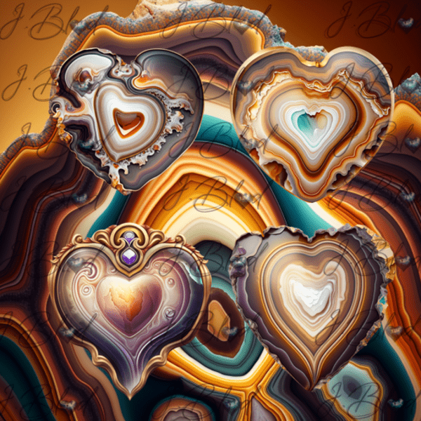 Agate Hearts