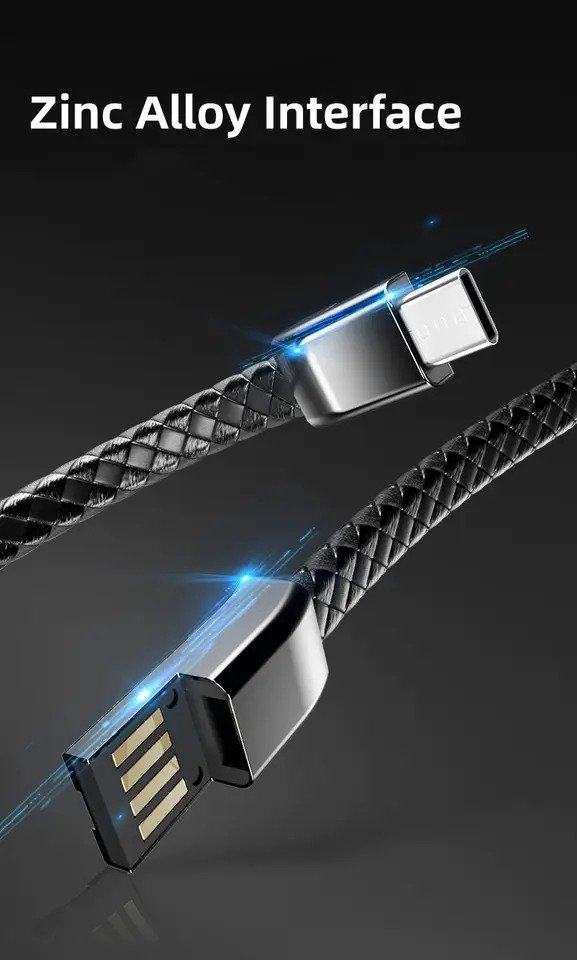 Micro USB Bracelet Durable Leather Charging Cable