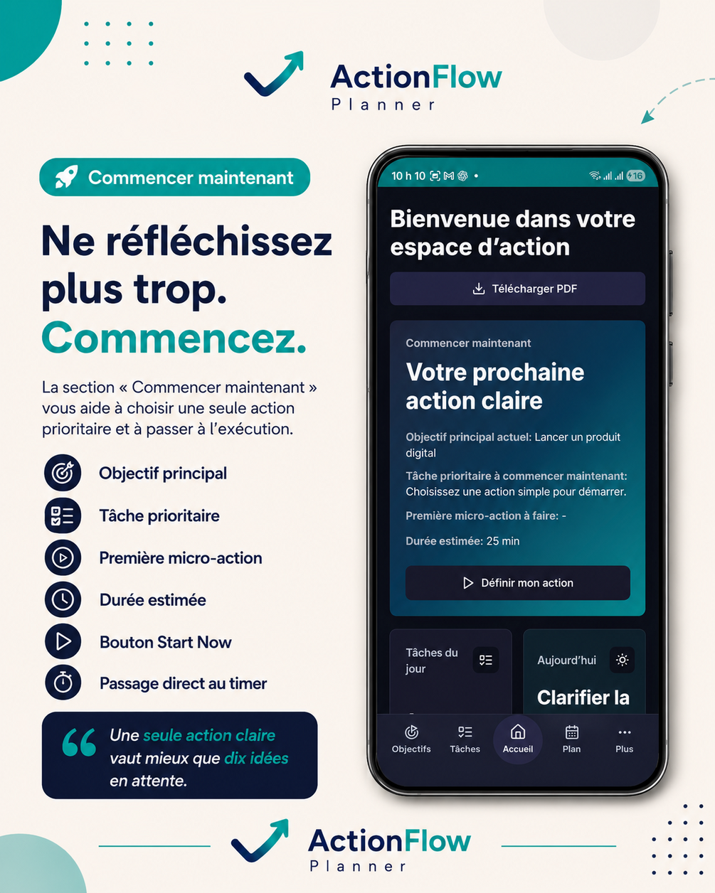 Capture 5 d'ActionFlow Planner