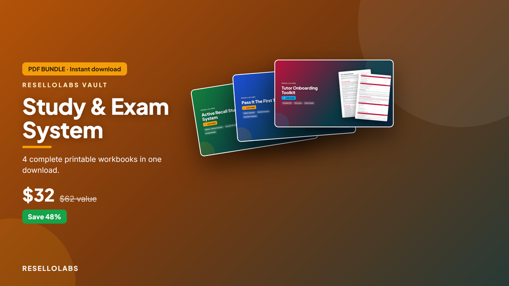 Study & Exam System