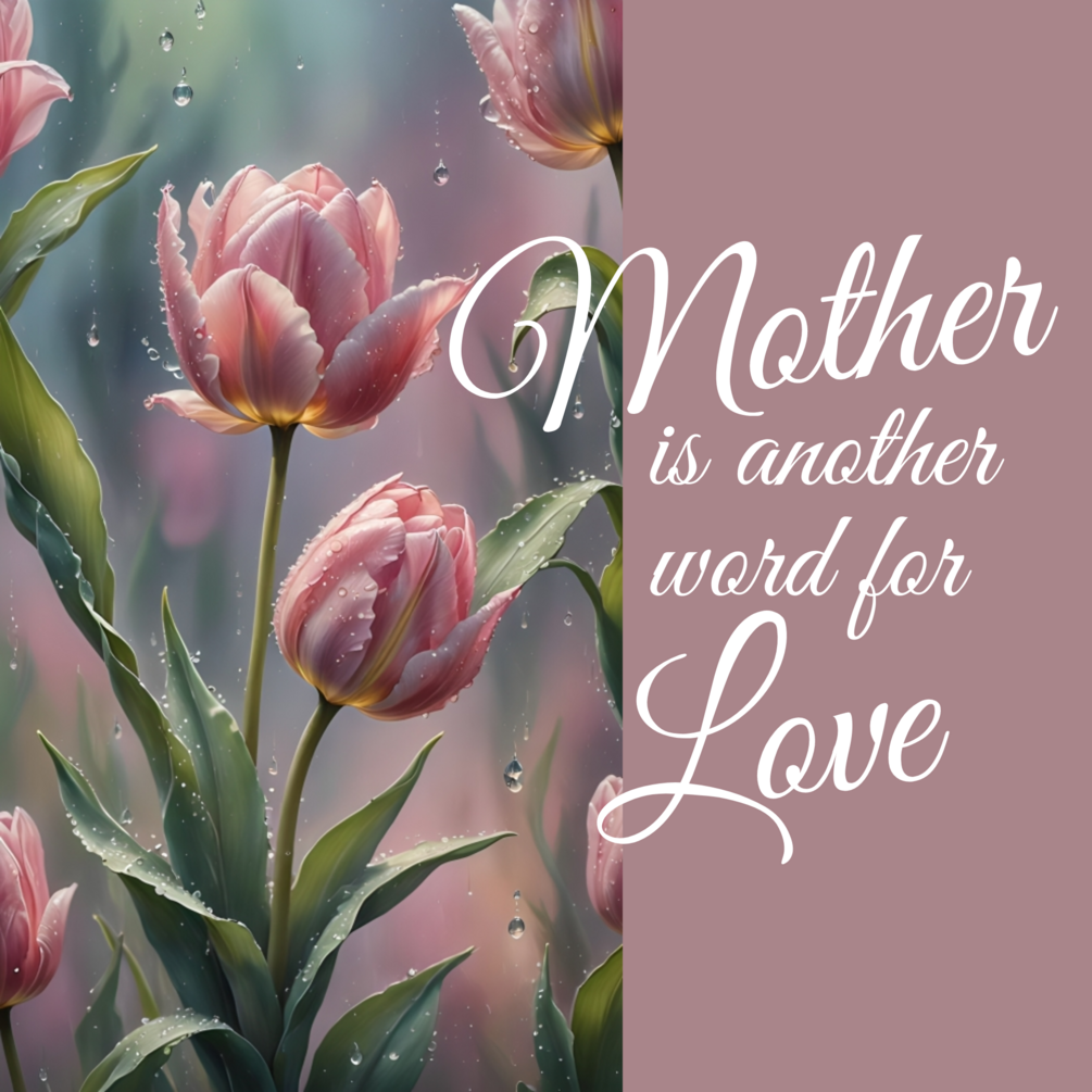 Mother is another word for Love