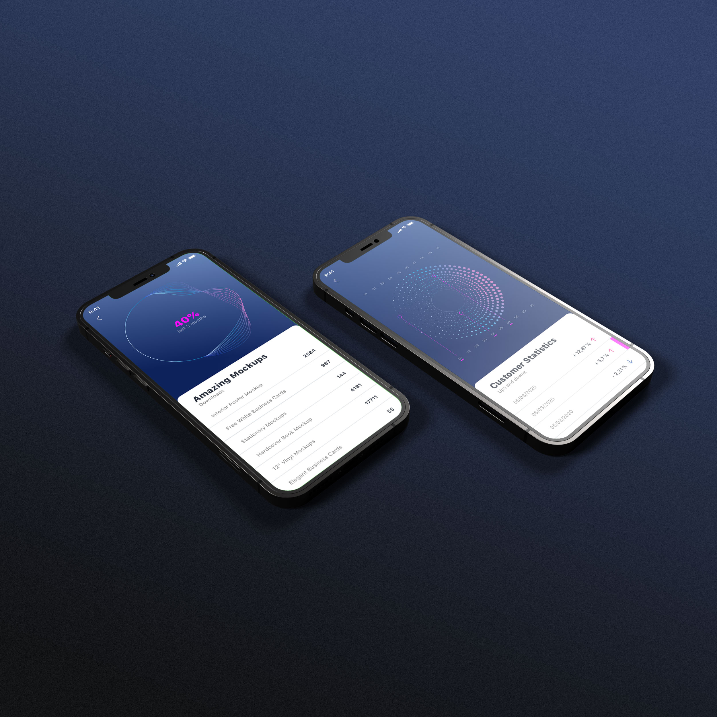 FREE: iPhone 12 Mockups - 5 views