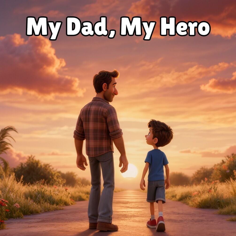 My Dad, My Hero - Preview Pages