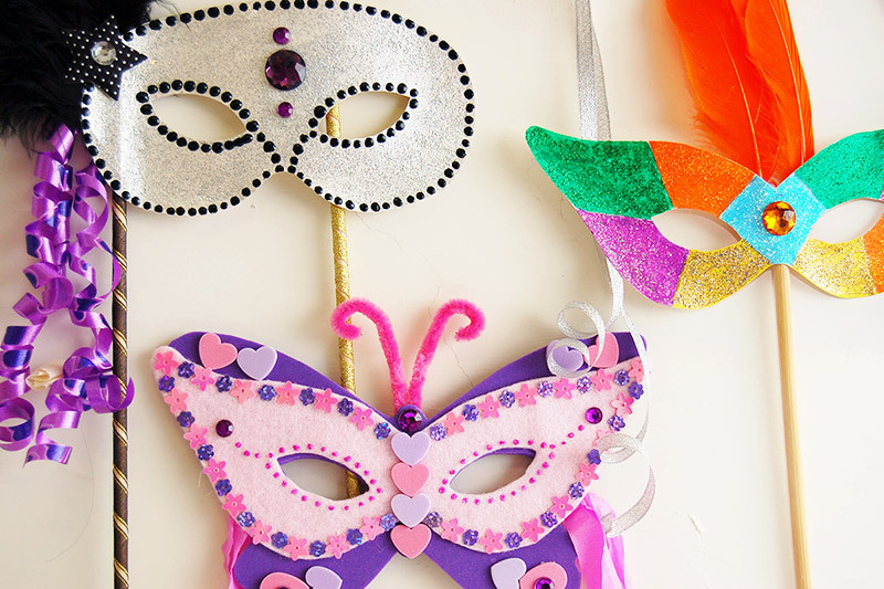 3 mardi gras mask printable templates