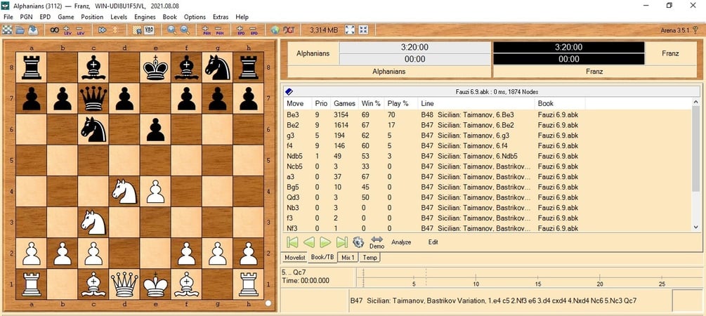 Using opening books in Arena? - Chess Forums 