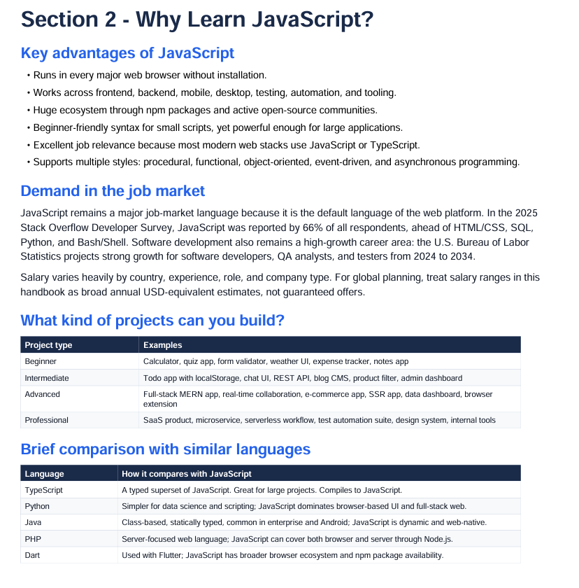 JavaScript HandBook preview image 7
