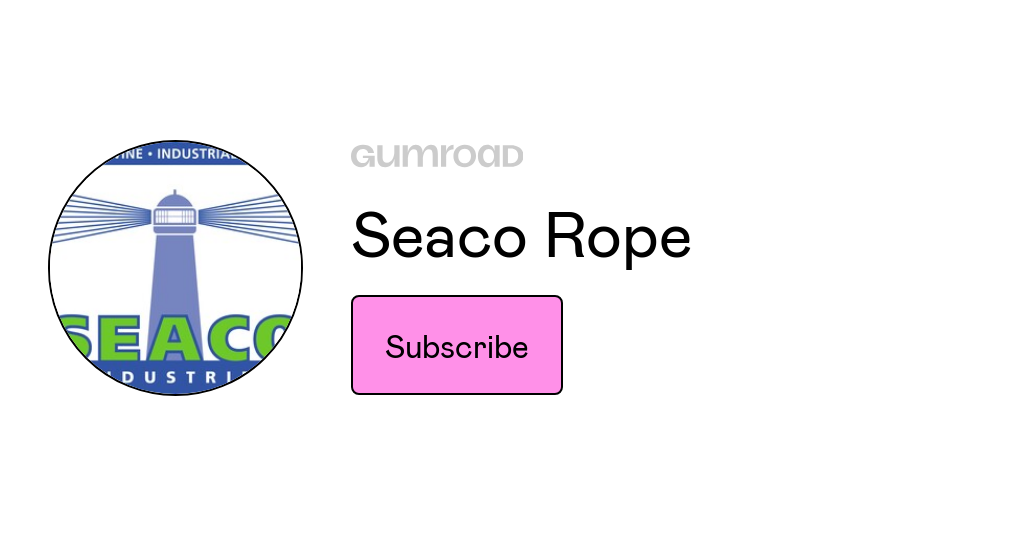 Seaco Rope