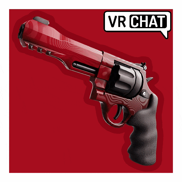 Revolver + Russian Roulette Game Handgun [VRChat]