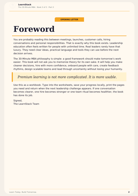 The 30-Minute MBA: Strategy, Leadership & Building Teams — Part 3 preview image 6