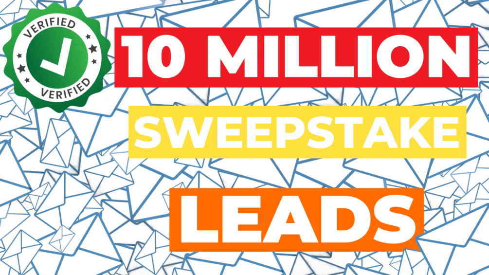 10 Million Sweepstake Marketing USA Leads
