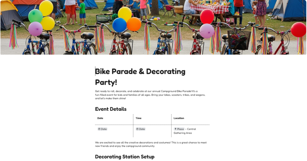 The Ultimate Campground Event Planning Package — 46 Ready-to-Run Event Plans