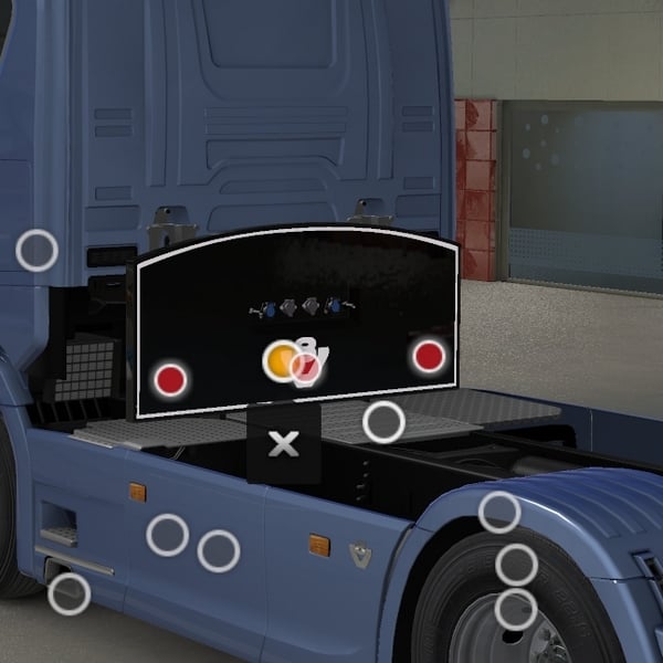 [rear exhaust tuning part] Scania NG French V8 air bar panel V1 by WC007 D3SIGN